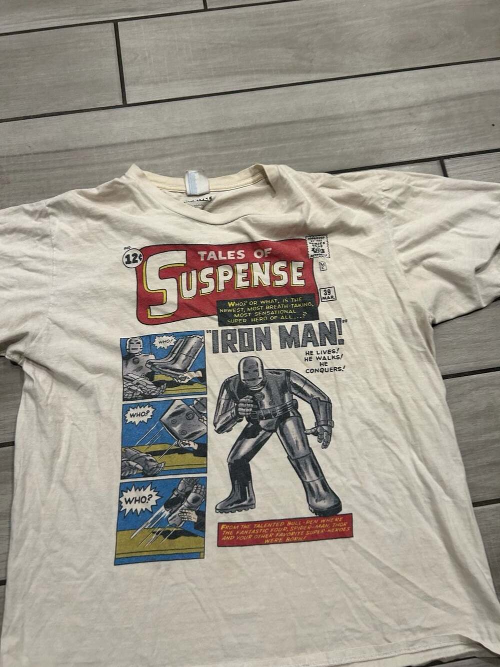 Marvel Tales of Suspense Iron Man Retro Comic Cover T-Shirt